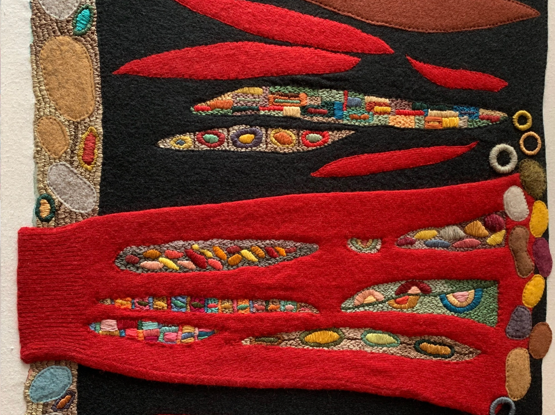 SABINE KANER AT THE KNITTING & STITCHING SHOW