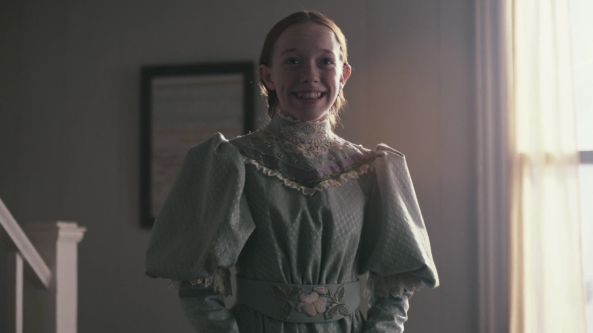 Anne of green gables dress with puffed sleeves deals