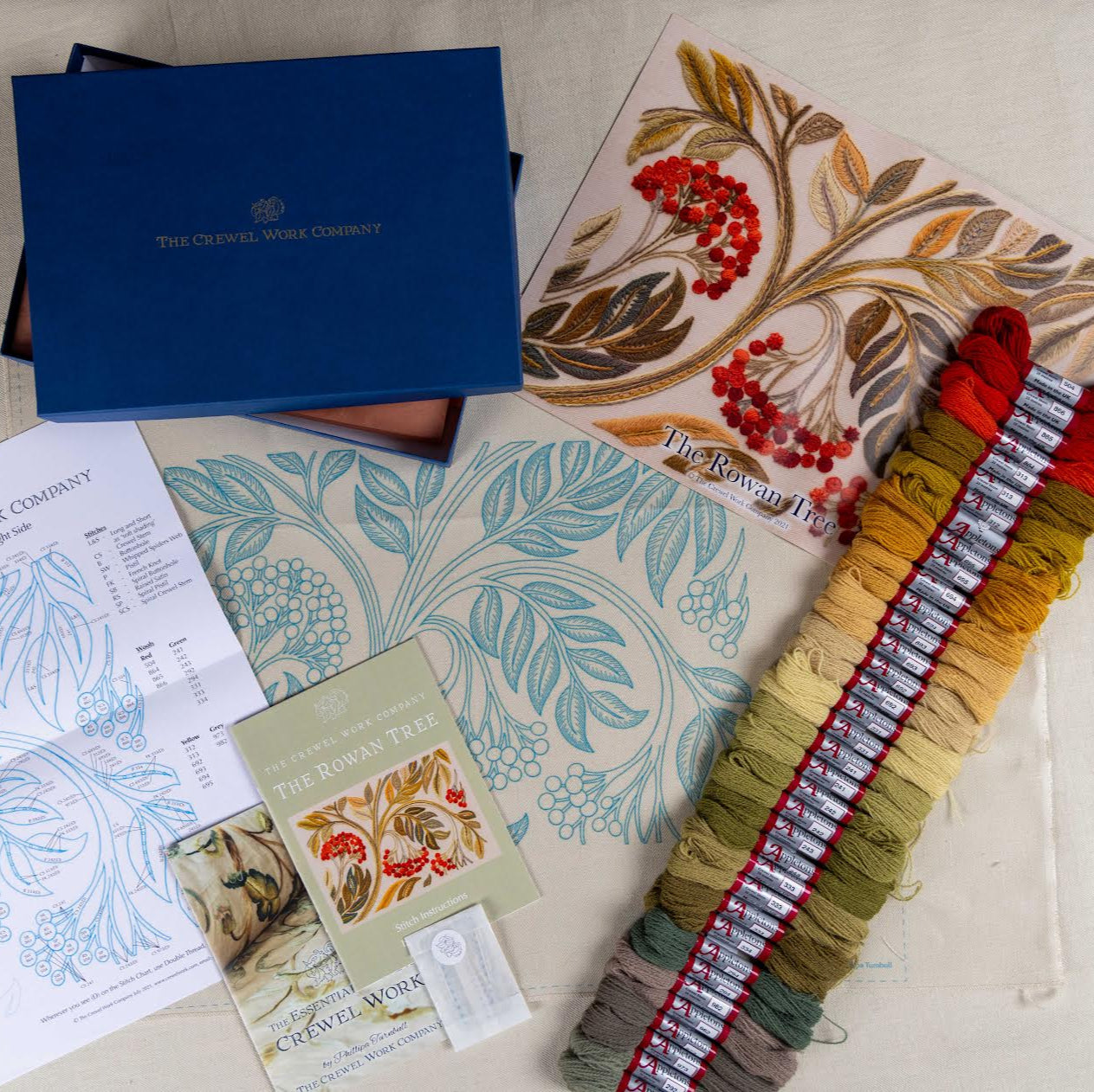 Tuesday 30 September, 10-4 p.m.: Workshop: Rowan Tree Crewelwork with Phillipa Turnbull of The Crewel Work Company