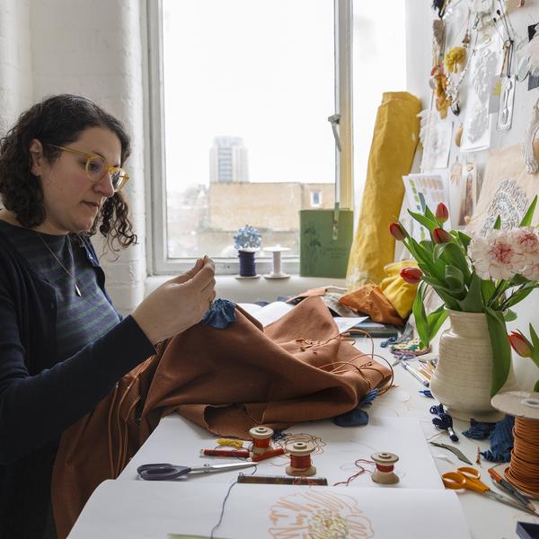 Win a Lora Avedian Embroidered Table Runner
