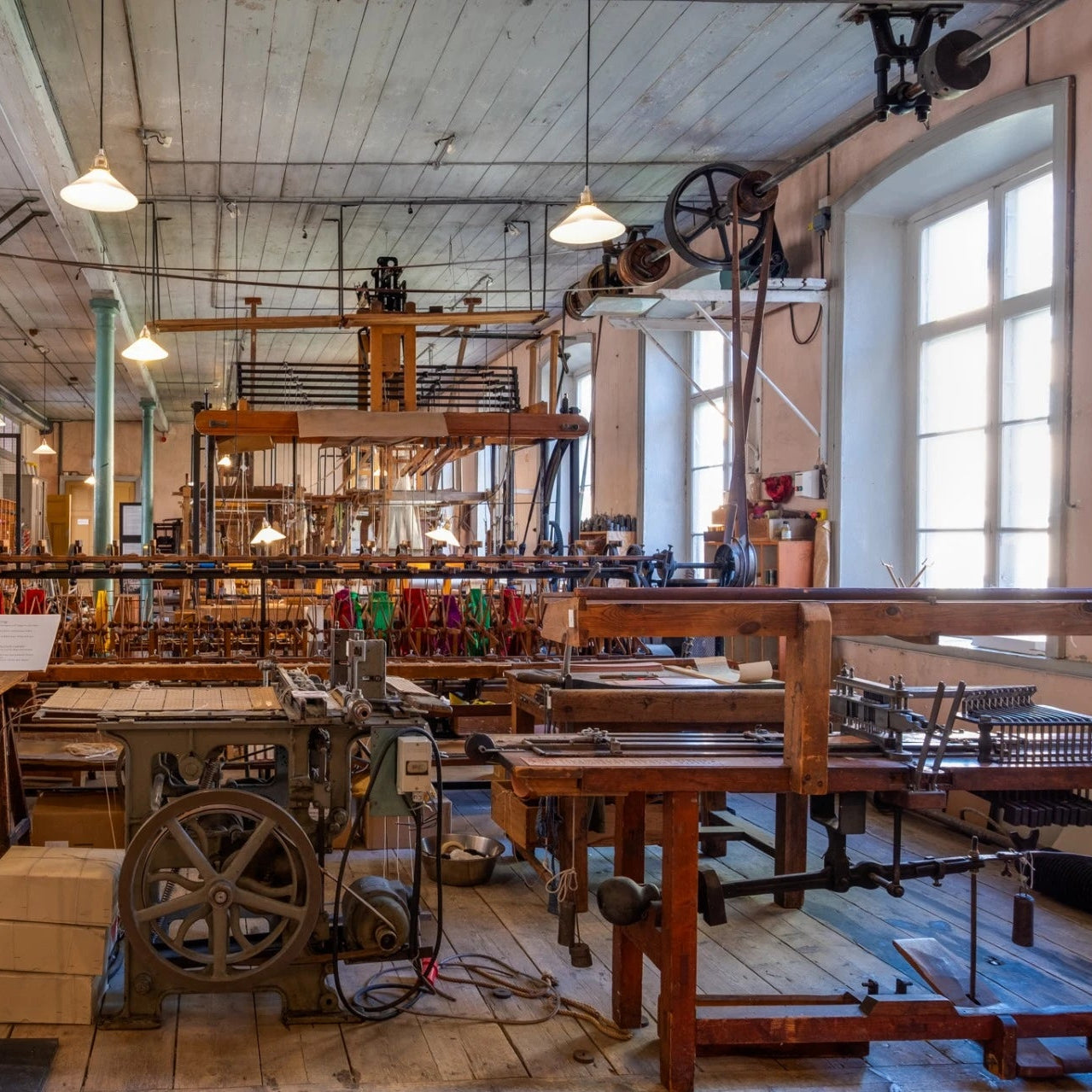 Sweden, Stockholm, Almgren Silk Weaving Mill