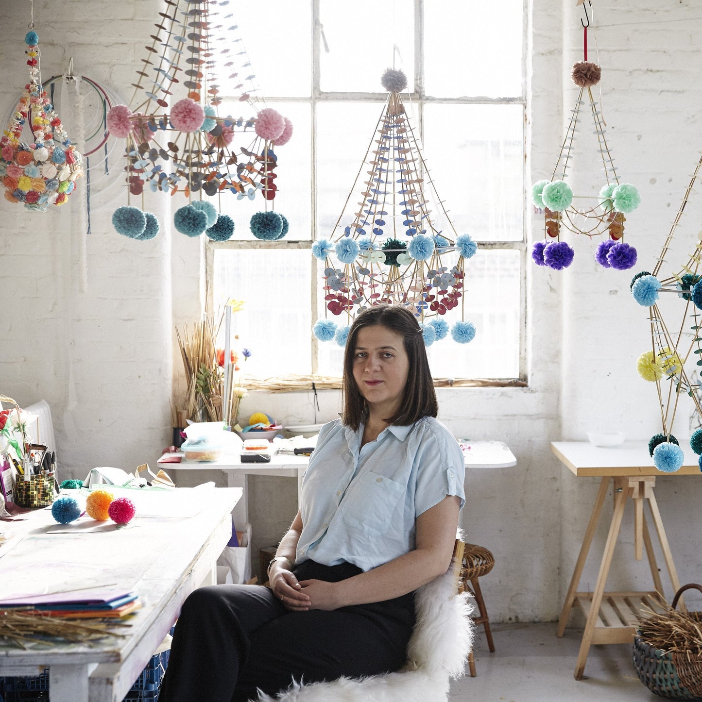 Saturday 2 December 2023, Christmas Pająki with Karolina Merska, in-person workshop at Selvedge Christmas Fair