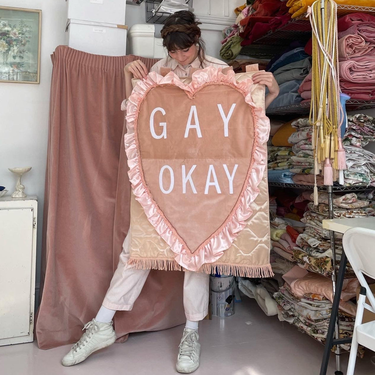 Thursday 25 September, 6-8:30 p.m.: Workshop: Sewing Symbols of Resistance: Banner Making Workshop with Alice Gabb at Museum of the Home