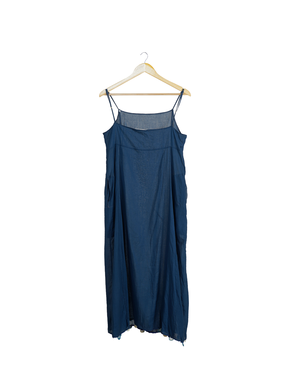 Injiri, AMBER-119 Ladies slip INDIGO 100% Cotton S