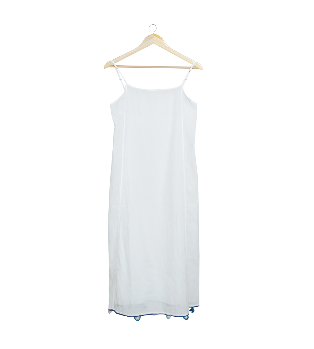 Injiri, AMBER-158 Ladies slip WHITE 100% Cotton S