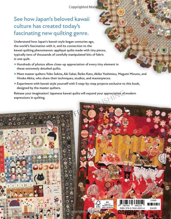 Kawaii Appliqué Quilts from Japan: How One Country’s Love of All Things Tiny Powers Today's Most Intricate Quilts, Naomi Ichikawa and Teresa Duryea Wong
