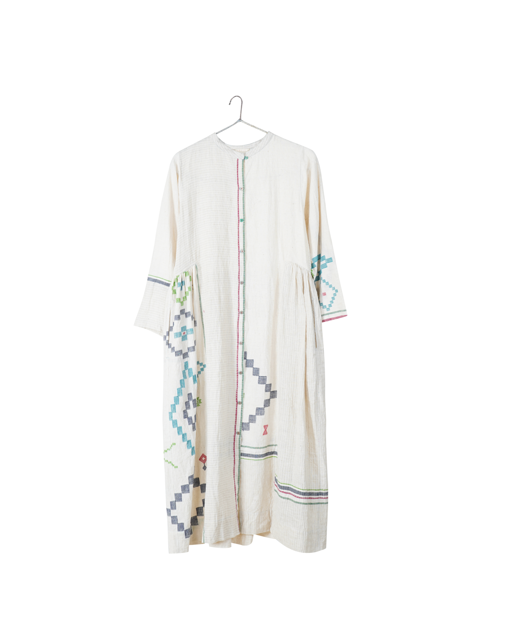 Injiri, AMBER-238 Ladies Dress WHITE 100% Cotton XL-1