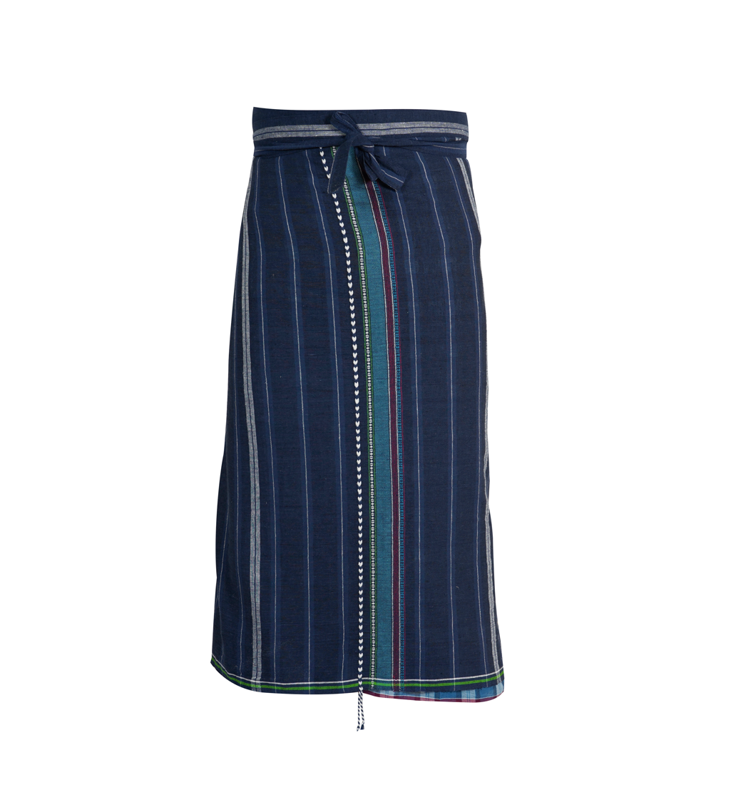 Injiri, AMBER-245 Ladies Skirt INDIGO 100% Cotton XL-1