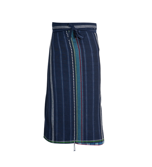 Injiri, AMBER-245 Ladies Skirt INDIGO 100% Cotton XL-1