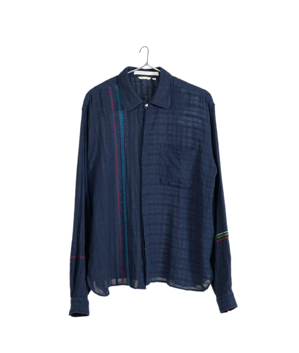 Injiri, AMBER-250 Men's Shirt INDIGO 100% Cotton M
