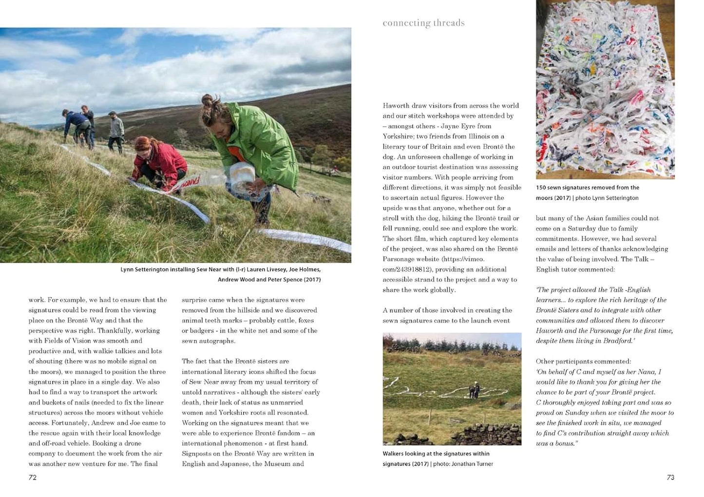 Connected Threads: Tactile Social History, Lynn Setterington