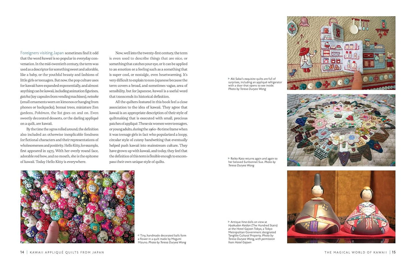 Kawaii Appliqué Quilts from Japan: How One Country’s Love of All Things Tiny Powers Today's Most Intricate Quilts, Naomi Ichikawa and Teresa Duryea Wong