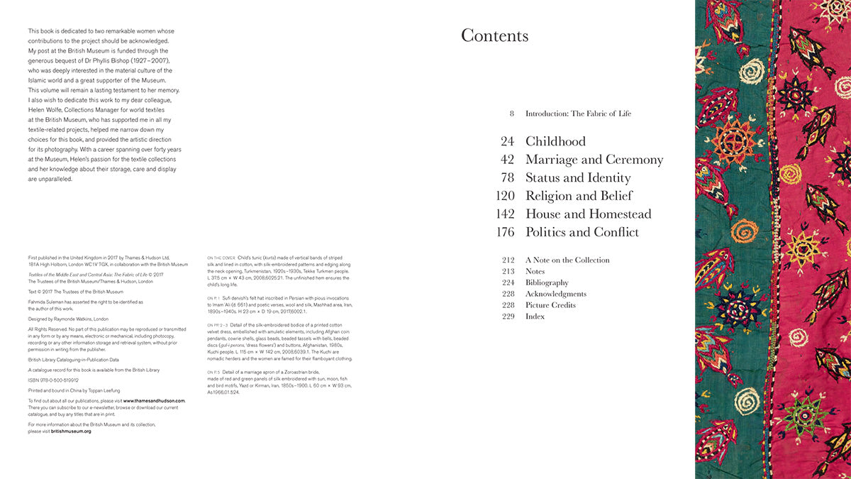 Textiles of the Middle East and Central Asia: The Fabric of Life, Fahmida Suleman