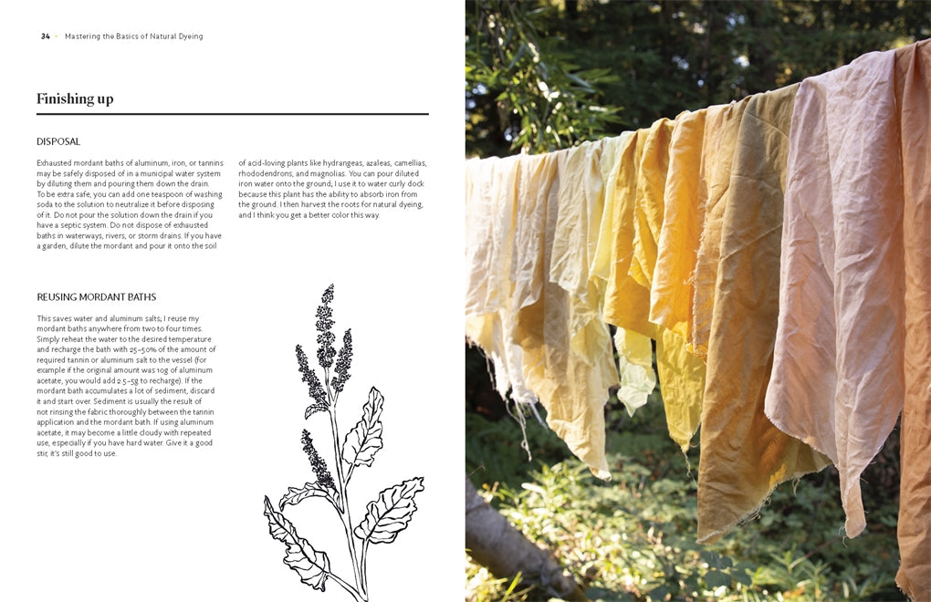 The Natural Dye Handbook: A Comprehensive Guide to Exploring Plant-Based Dyeing Techniques, Heidi Iverson