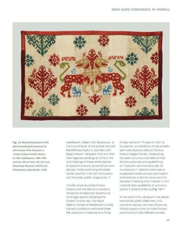 Aegean Legacies: Greek Island Embroideries from the Ashmolean Museum, Francesca Leoni