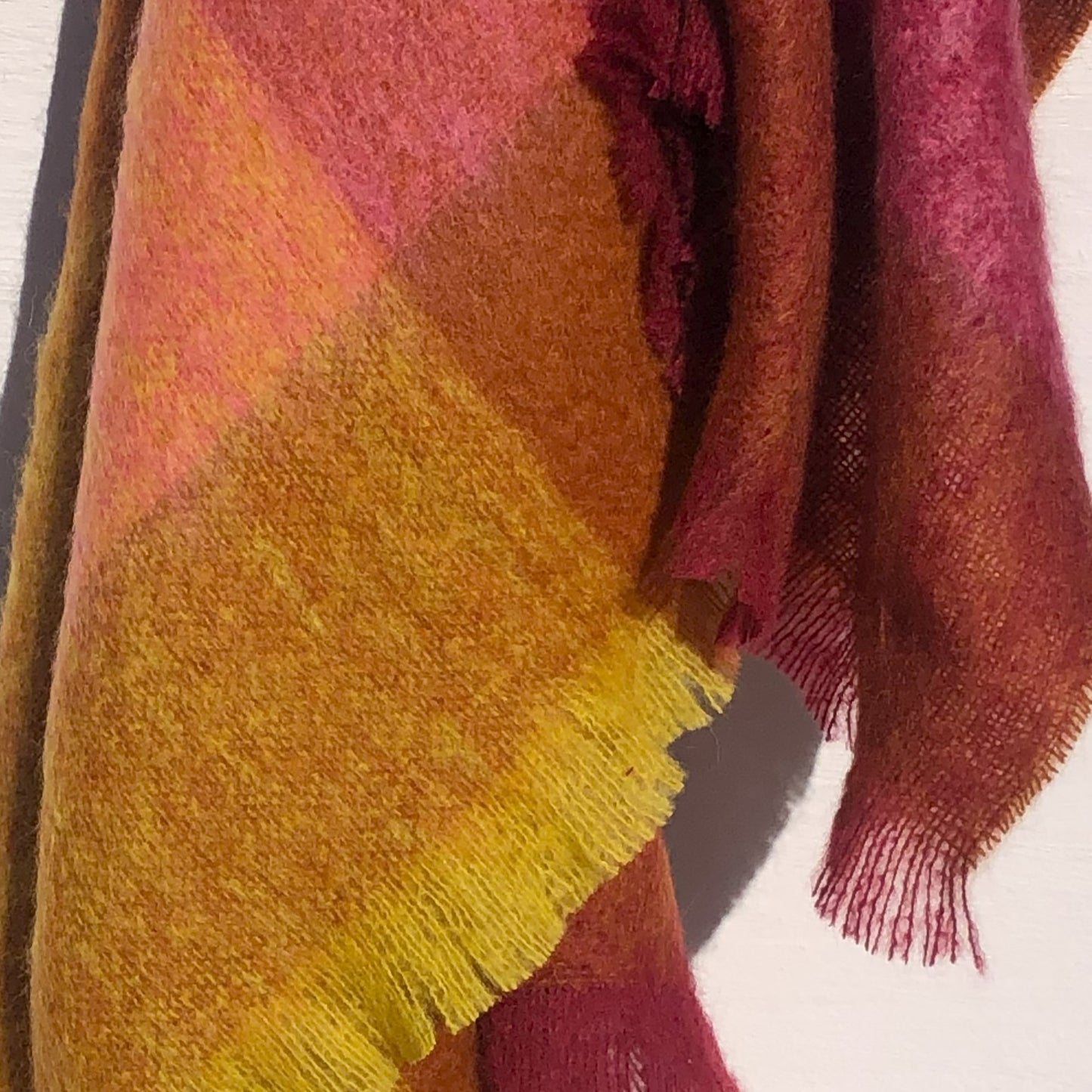 South Africa, Frances VH Mohair, Apricot Summer Blanket
