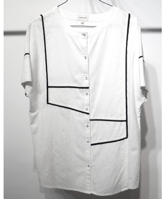 Soham Dave, Light Shapes Shirt White