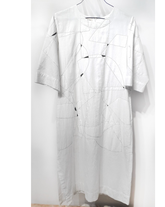 Soham Dave, Light Shapes Dress White