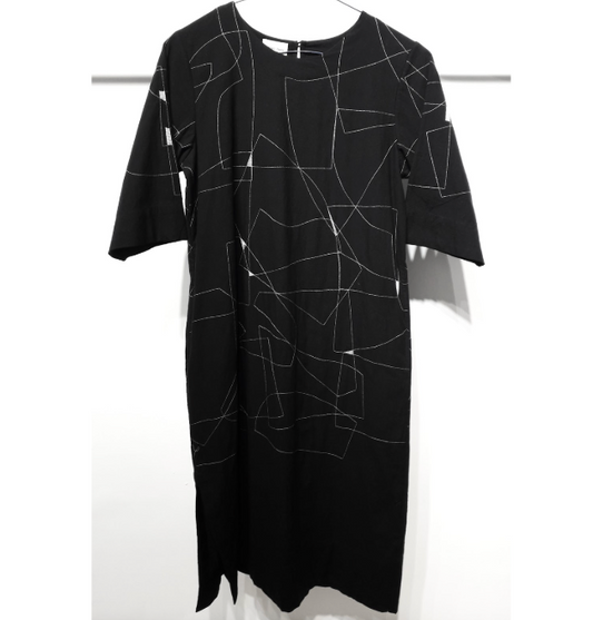 Soham Dave, Light Shapes Dress Black