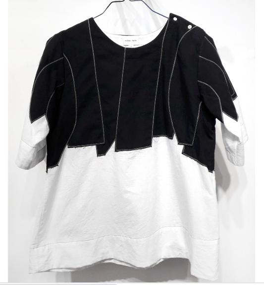 Soham Dave, L&S Shapes Top Black-White