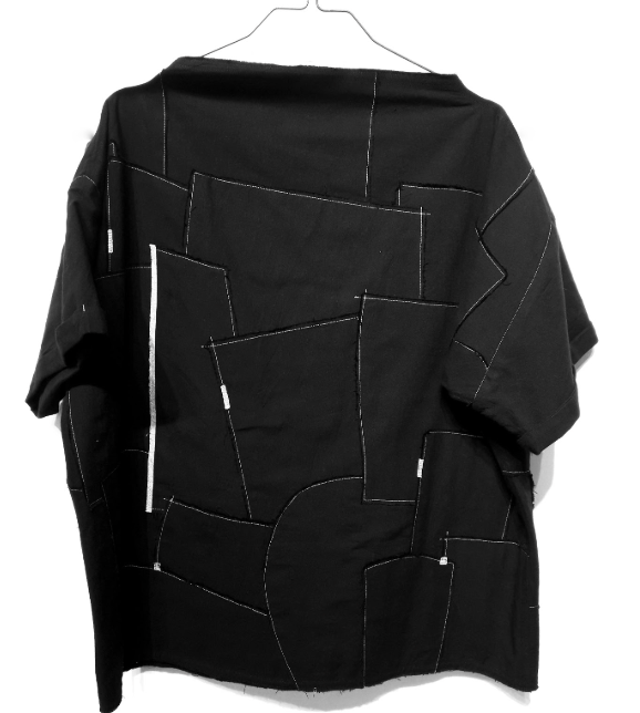 Soham Dave, Light Quilted Top Black