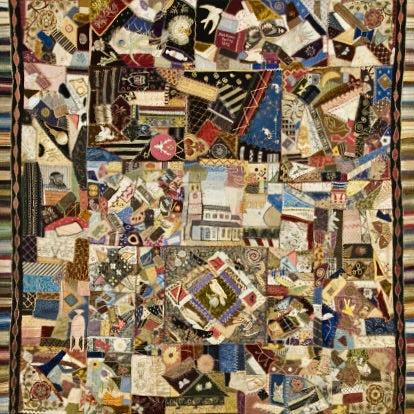 Sunday 28 September, 2 - 5pm: Workshop, Victorian Crazy Quilt Workshop with Cris Prete