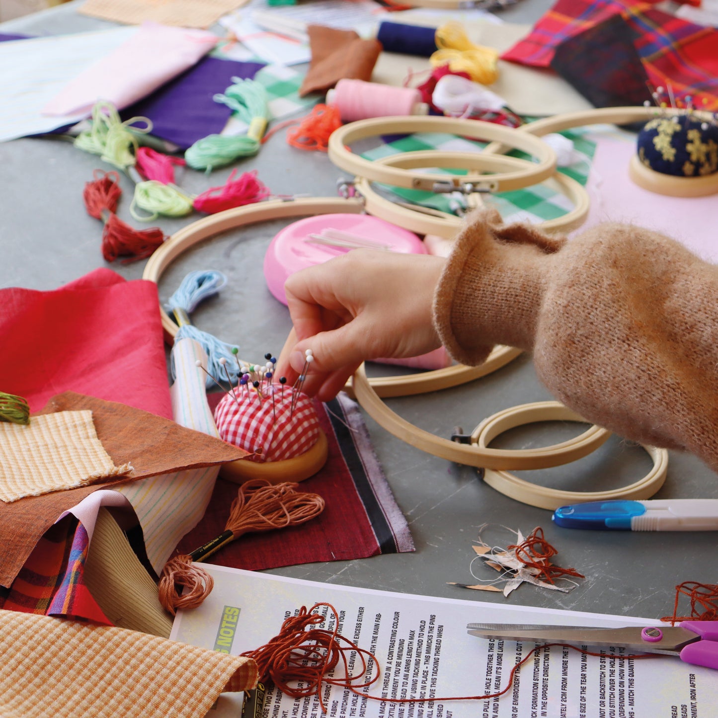 Friday 12 September, 2-4 p.m.: Workshop: Mend and Meet with Saskia Weir of Mend House