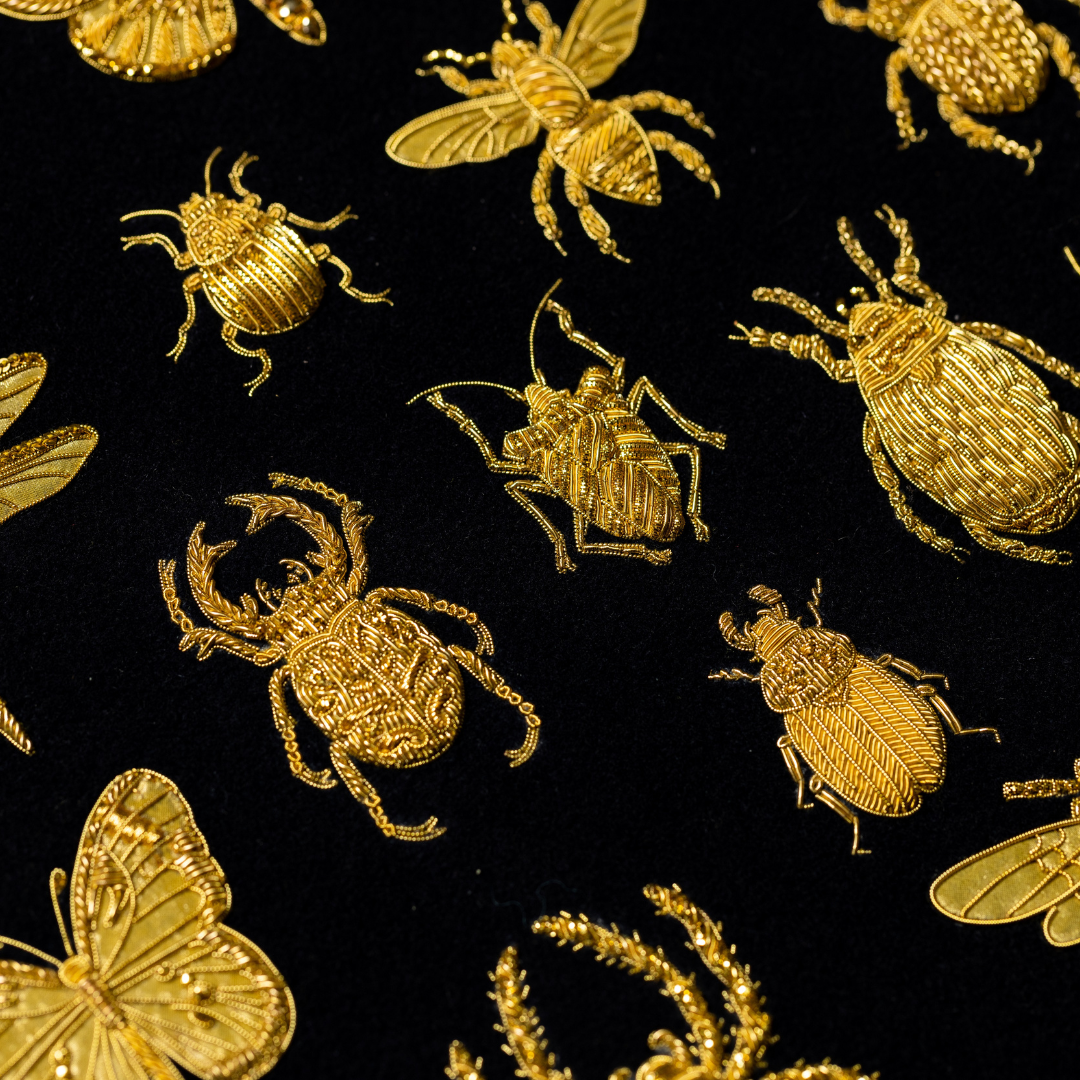 Tuesday 30 September, 10 - 5pm: Studio Tour & Workshop, Celestial Moon Goldwork Embroidery with Hand & Lock