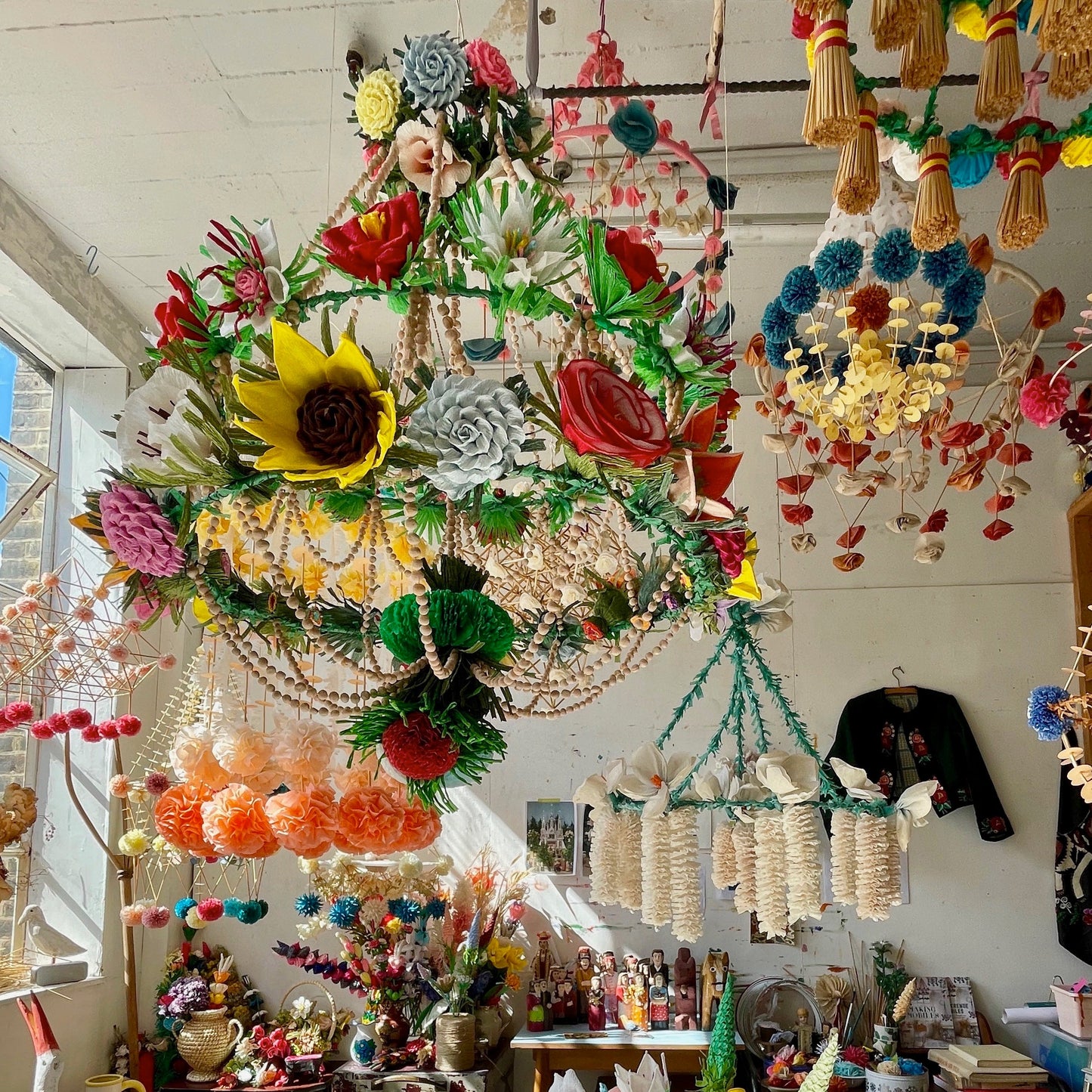 Saturday 2 December 2023, Christmas Pająki with Karolina Merska, in-person workshop at Selvedge Christmas Fair