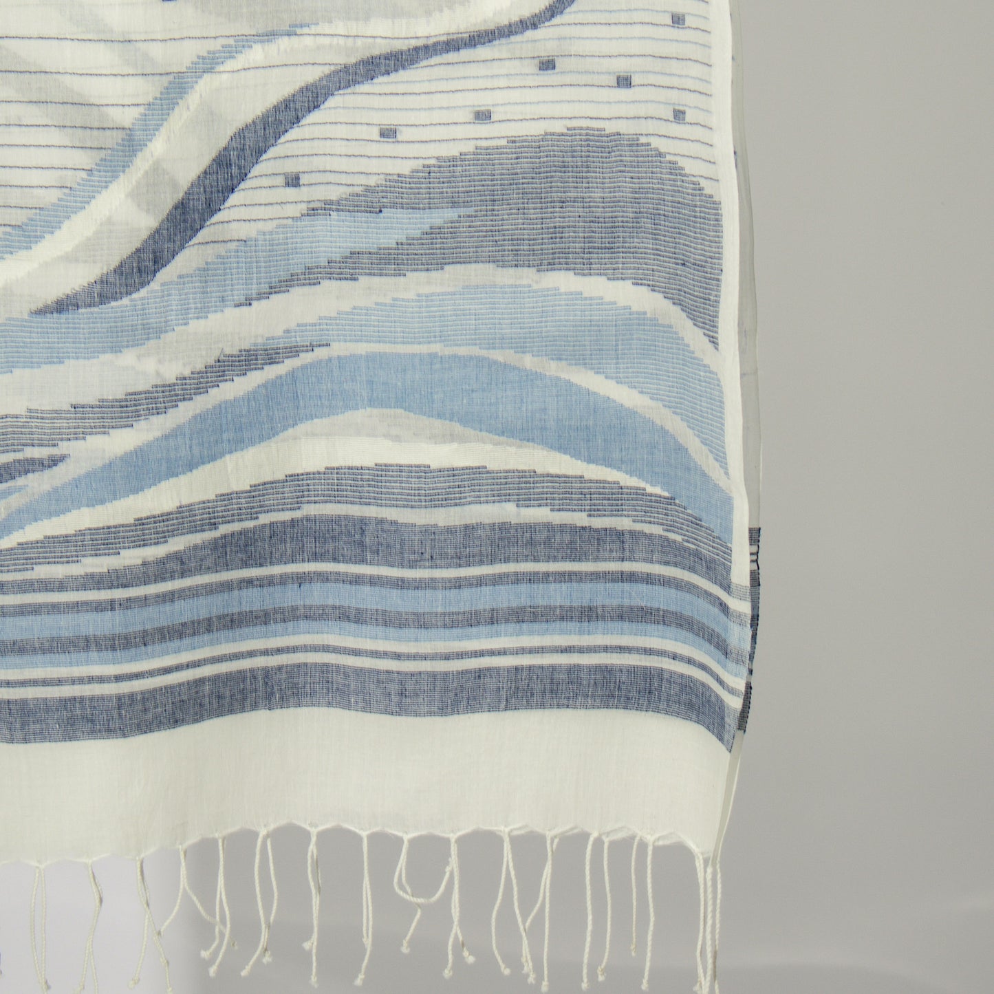 India, Karomi Crafts & Textile, Waves Sandbar Stole