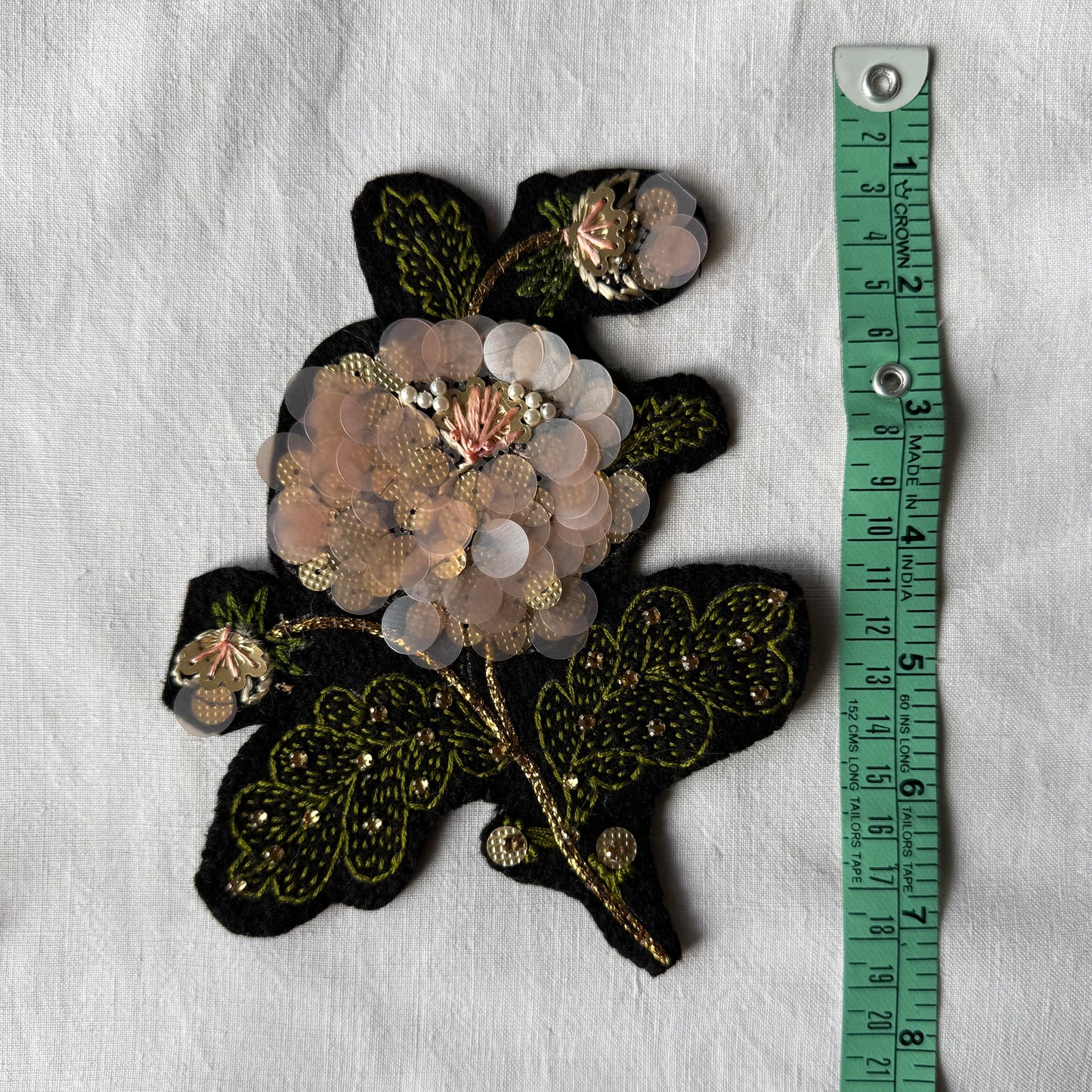 Saturday 1 & Saturday 15 November 2025, 2 - 5pm GMT, Embroider a Sequinned Flower with Nadia Albertini