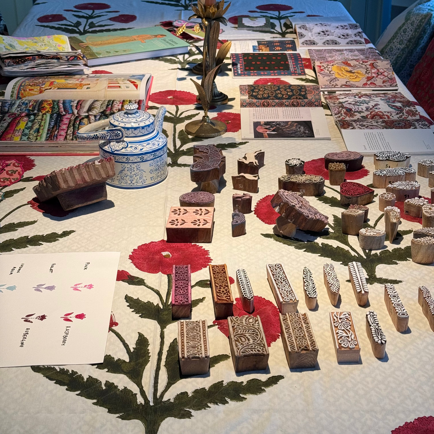 Sunday 7 September, 2-4 p.m.: Workshop: Block Printing with Isabela Streeter of Haveli Diaries