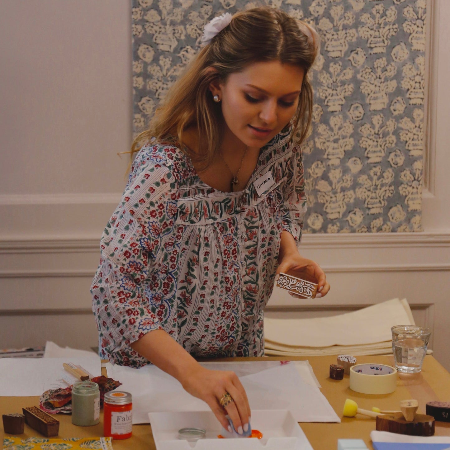 Sunday 7 September, 2-4 p.m.: Workshop: Block Printing with Isabela Streeter of Haveli Diaries