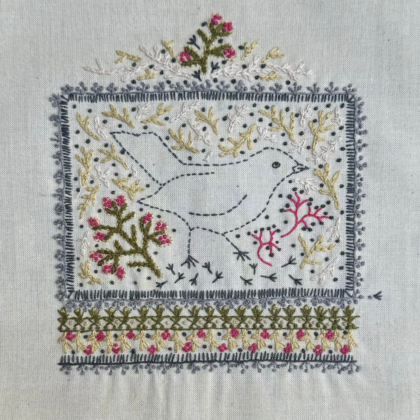 Tuesday 30 September, 10-12 p.m.: Workshop: The Art of Stitching a Block Print with Kate Rickard