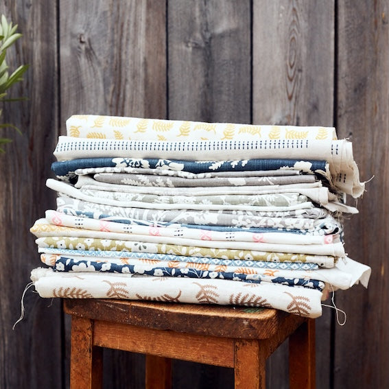 Win Hand Printed Linen from Madder Cutch & Co.