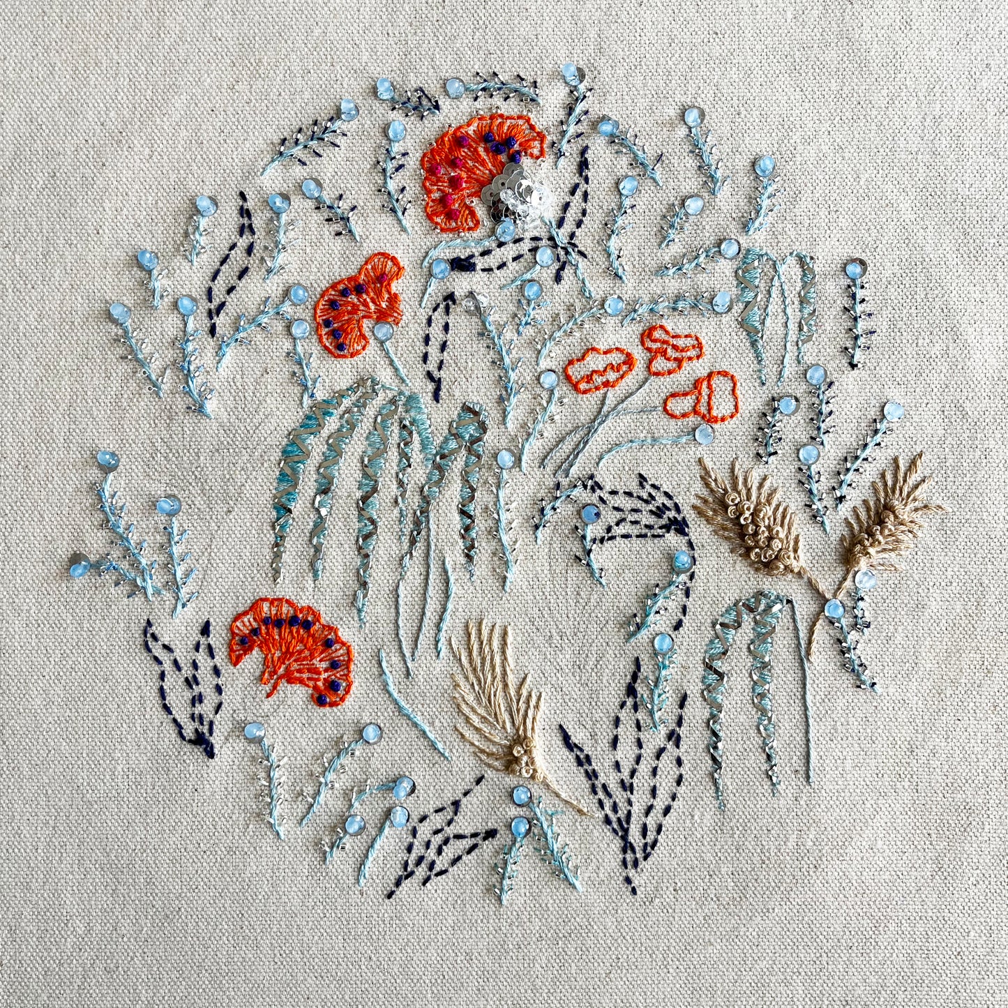 Saturday 8 March & Saturday 15 March 2025, 3D Beaded Embroidery with Nadia Albertini