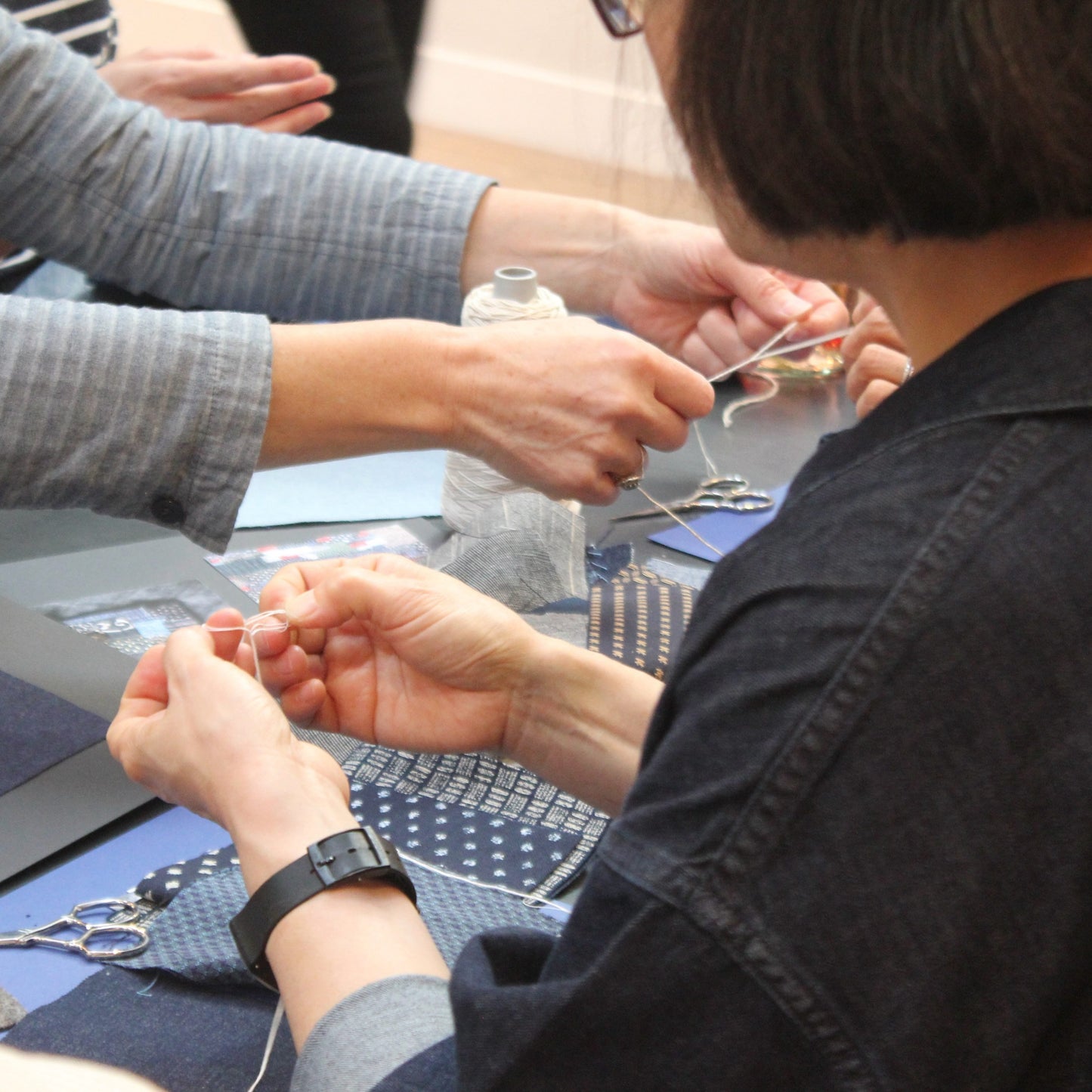 Thursday 18 September, 10-4p.m.: Workshop: Freehand English Paper Piecing with Catherine-Marie Longtin