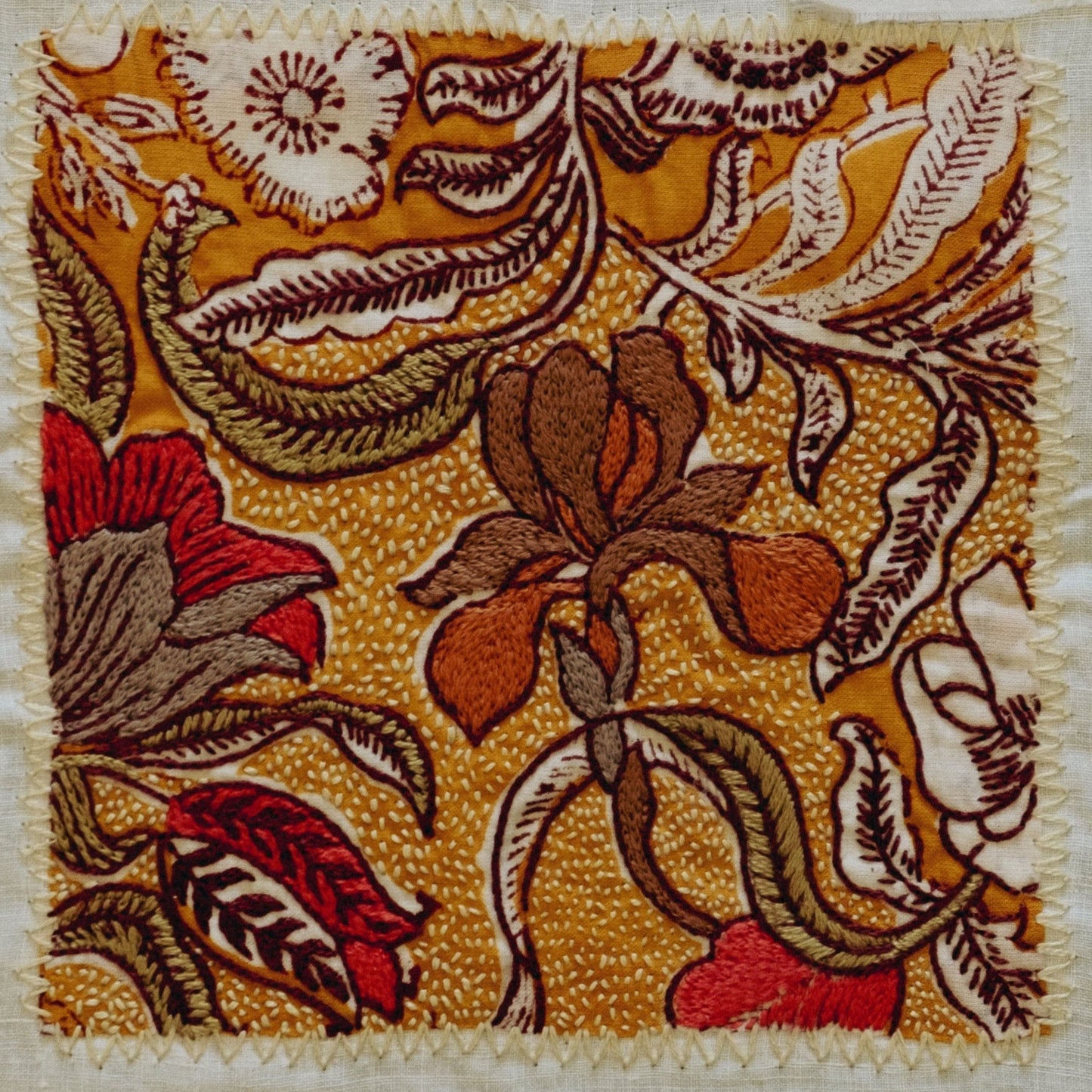 Tuesday 30 September, 10-12 p.m.: Workshop: The Art of Stitching a Block Print with Kate Rickard