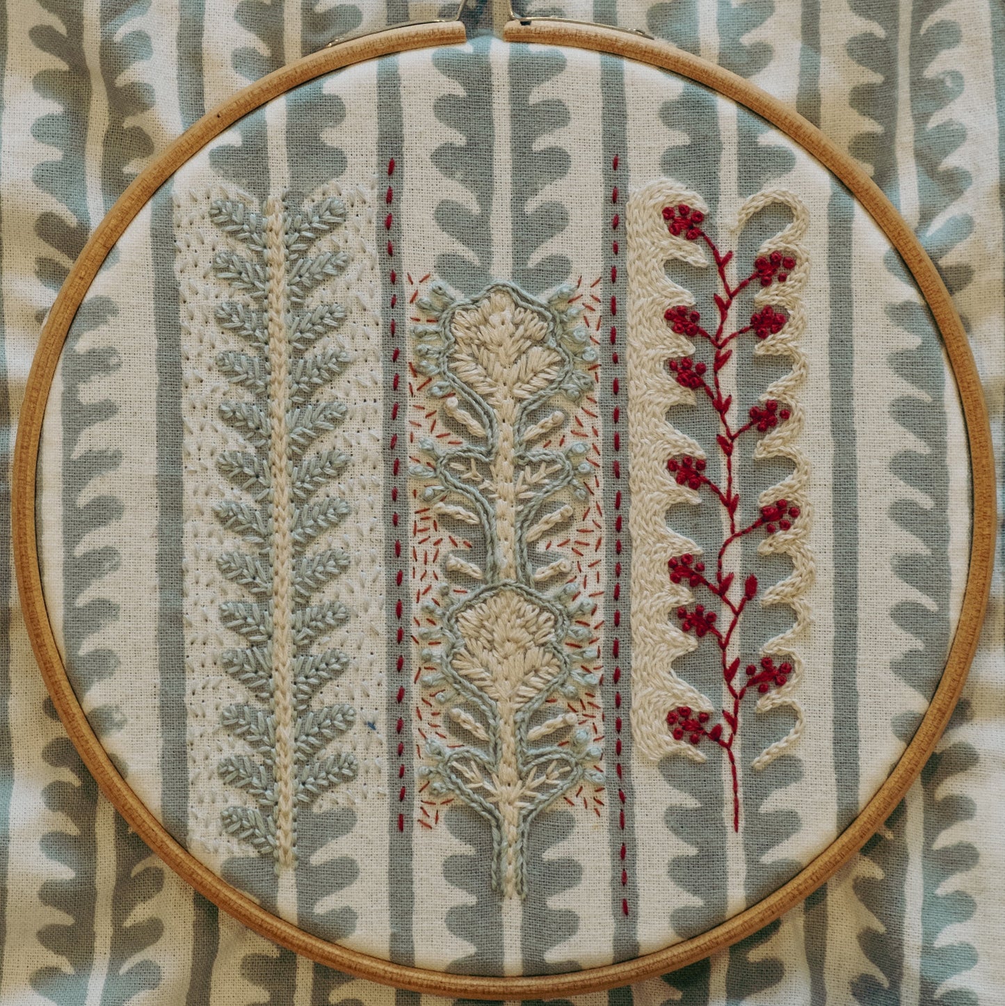 Tuesday 30 September, 10-12 p.m.: Workshop: The Art of Stitching a Block Print with Kate Rickard