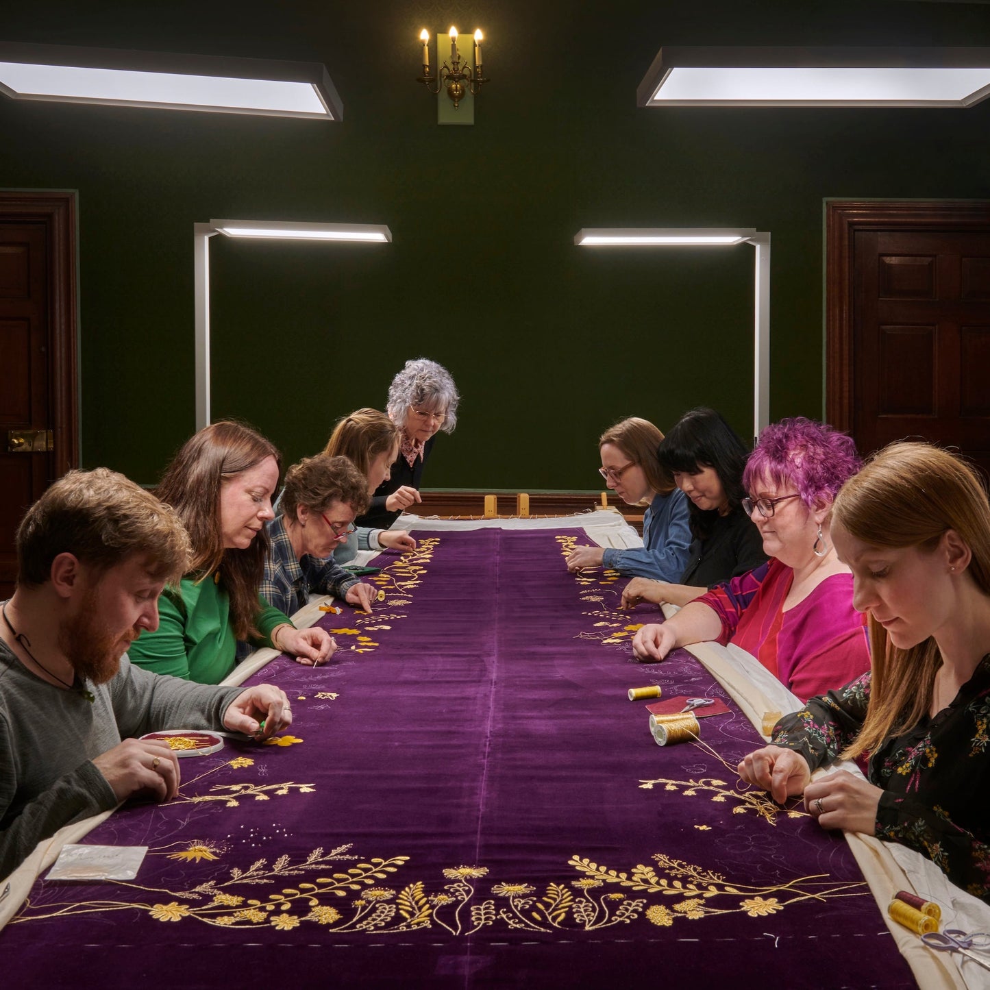 Wednesday 24 September, 2-4 p.m.: Open Studio and Exhibition Walkthrough with The Royal School of Needlework