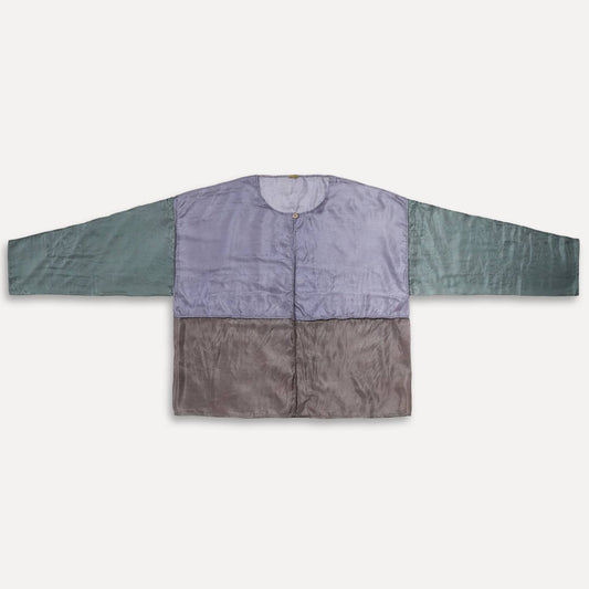 Turkey, Gönül Paksoy, Colour-Blocked Silk Blouse