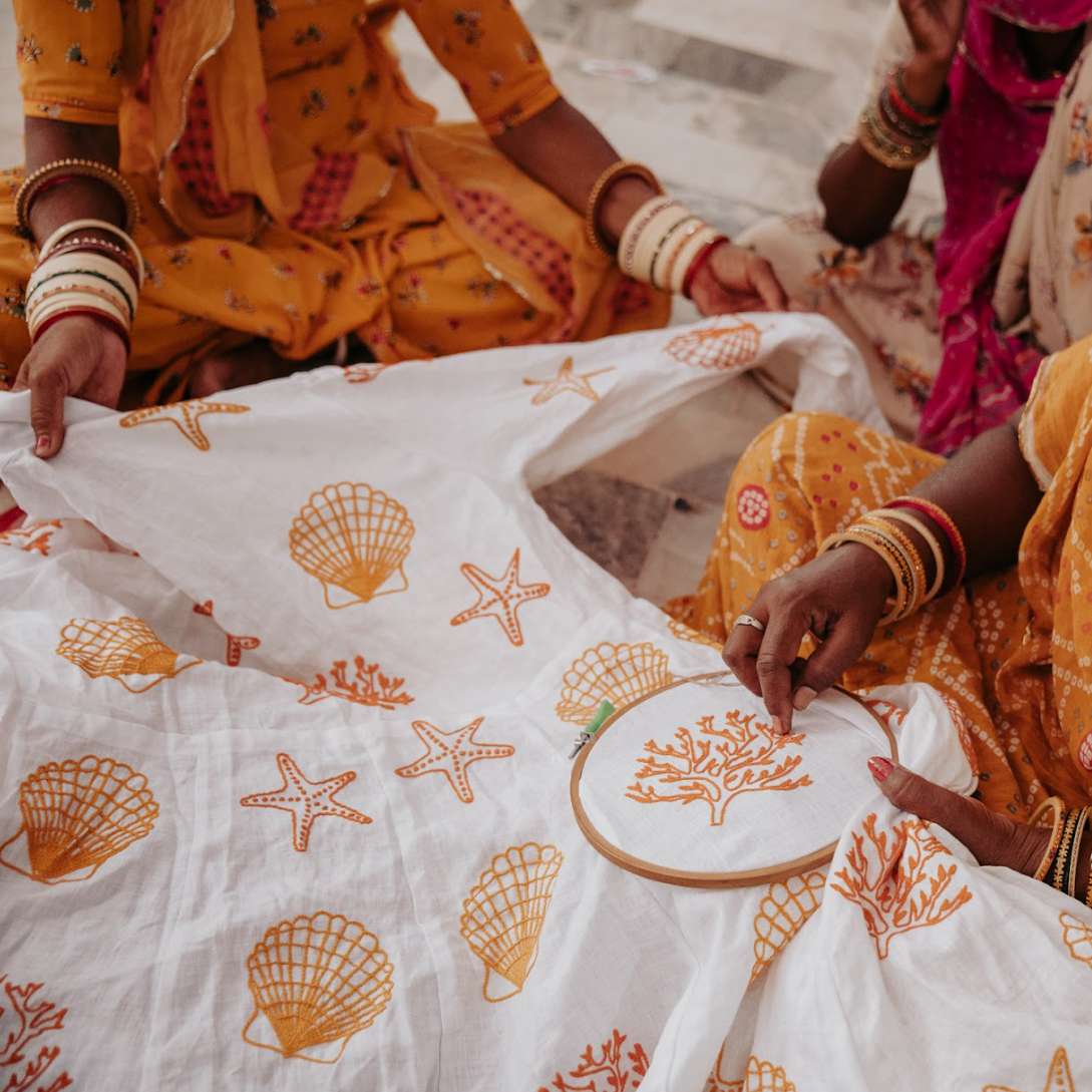 Saturday 6 September, 6-7 pm: Online Talk, From Seed to Garment: Decolonising Ethical Fashion with Madhu Vaishnav of Saheli Women