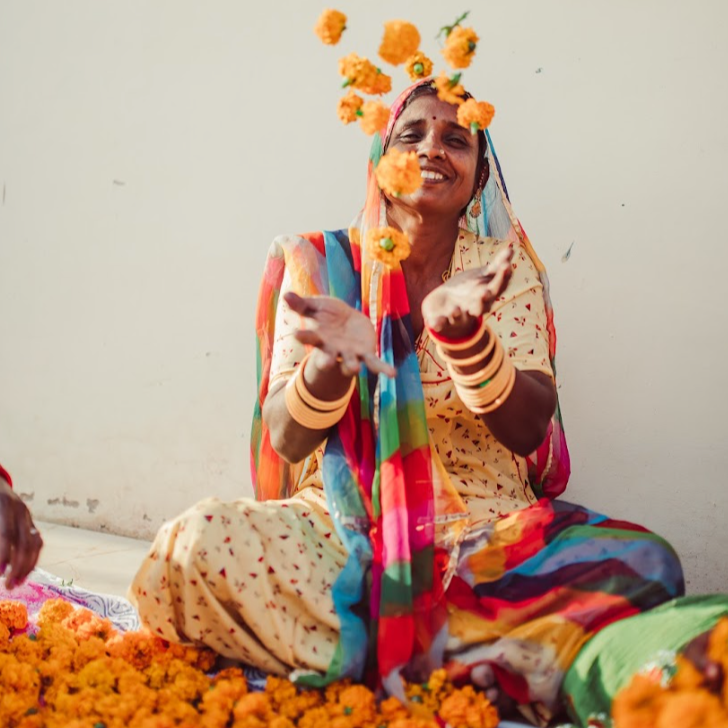 Saturday 6 September, 6-7 pm: Online Talk, From Seed to Garment: Decolonising Ethical Fashion with Madhu Vaishnav of Saheli Women