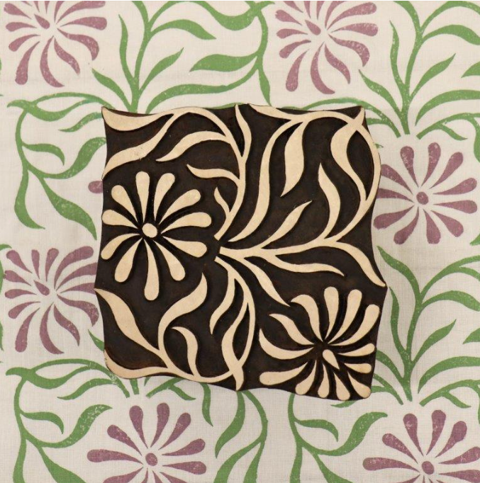 Wednesday 3 September, 10-4 pm: Workshop & Demonstration: The Art of Block Printing with Tess Grace of the Indian Block Print Company