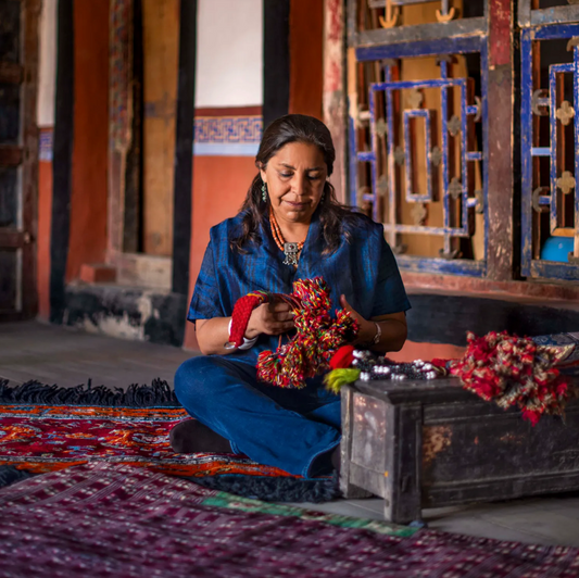 Tuesday 2 July 2024, In-person and Online Talk with Monisha Ahmed, The Fabric of Life - Textiles from the Ladakh Himalayas