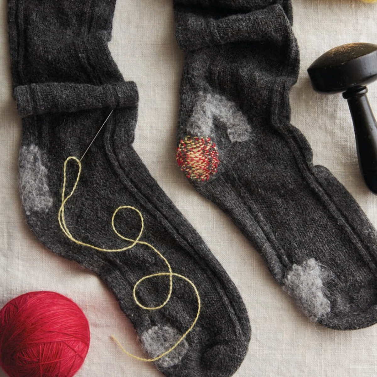 How to Visibly Darn Your Socks with Katrina Rodabaugh