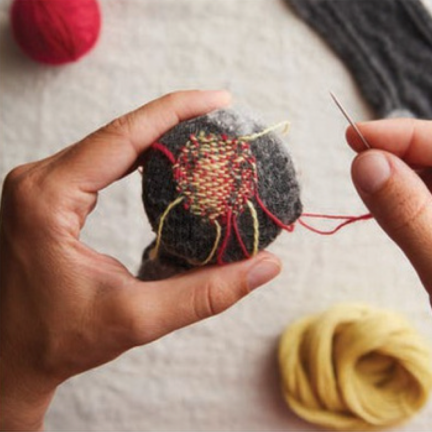 How to Visibly Darn Your Socks with Katrina Rodabaugh