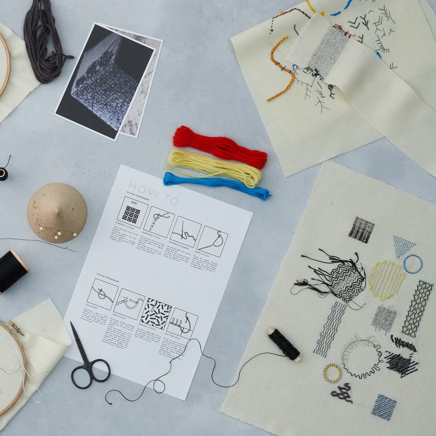 Sunday 2 November 2025, 2 - 5pm GMT, Mark / Stitch / Repeat: The Art of Hand Embroidery with Richard McVetis