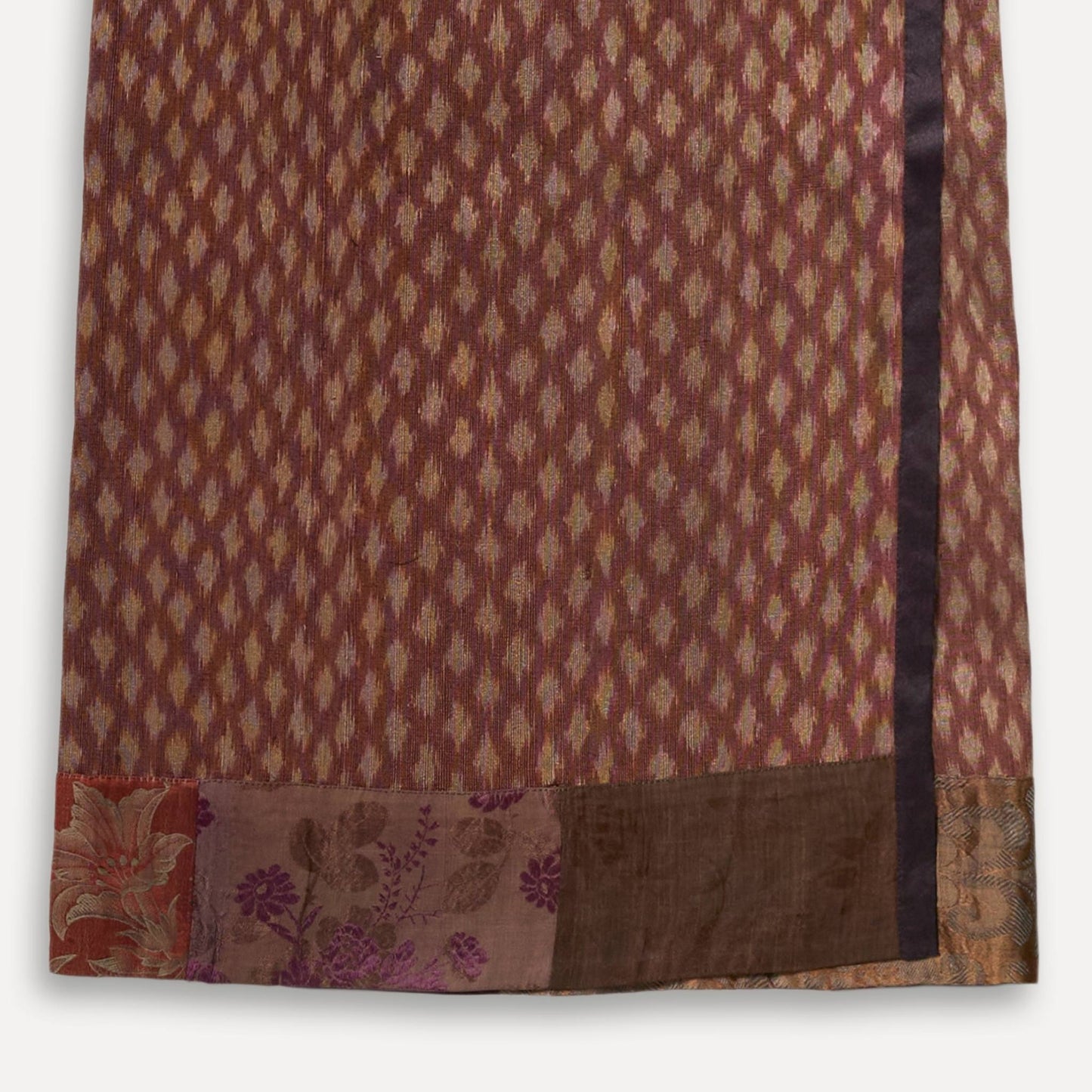 Turkey, Gönül Paksoy, Wrap-Around Silk Skirt With Brocade Hem