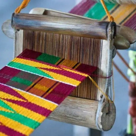 Ghana, Volta Region, Agbozume Kente Weavers